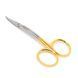 Ножницы хирургические S-образные с двойным изгибом La Grande Double Curved Surgical Scissors 115мм UNICORN Medical Instruments № 3525/TC Gold (Tungsten Carbide Inserts) фото 1 3525/TC