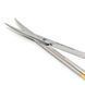 Ножницы хирургические изогнутые Iris Surgical Scissors Curved 115мм UNICORN Medical Instruments № 3512/TC Gold (Tungsten Carbide Inserts) фото 3 3512/TC