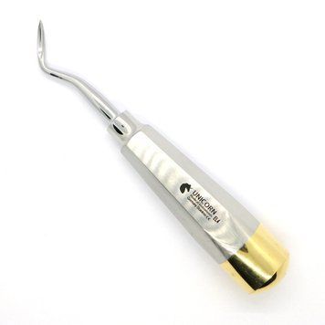 Елеватор Schmeckebier Root Elevator Left лівий 3мм UNICORN Medical Instruments № EL4 Gold фото EL4
