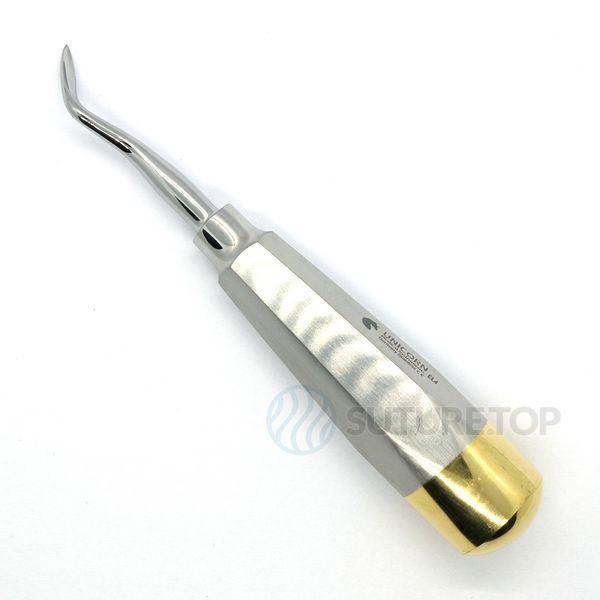 Элеватор Schmeckebier Root Elevator Left левый 3мм UNICORN Medical Instruments № EL4 Gold фото EL4