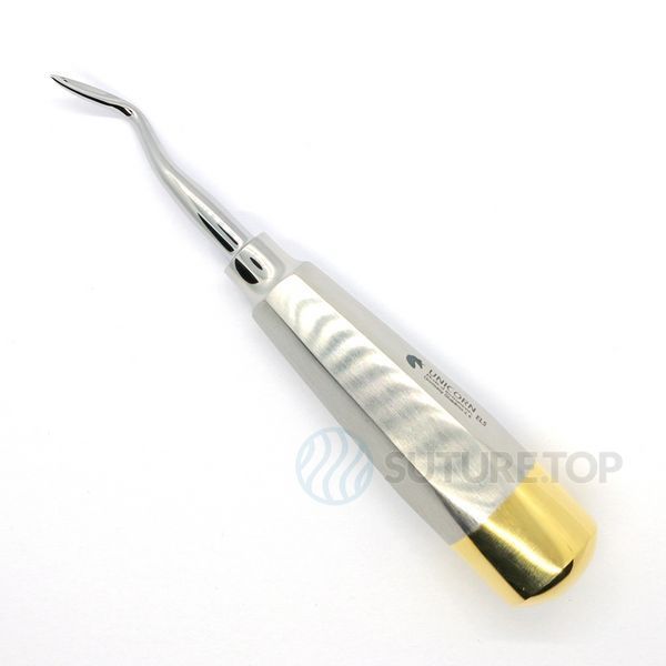 Элеватор Schmeckebier Root Elevator Right правый 3мм UNICORN Medical Instruments № EL5 Gold фото EL5