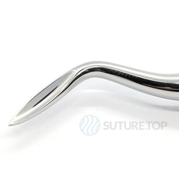 Элеватор Schmeckebier Root Elevator Right правый 3мм UNICORN Medical Instruments № EL5 Gold фото EL5