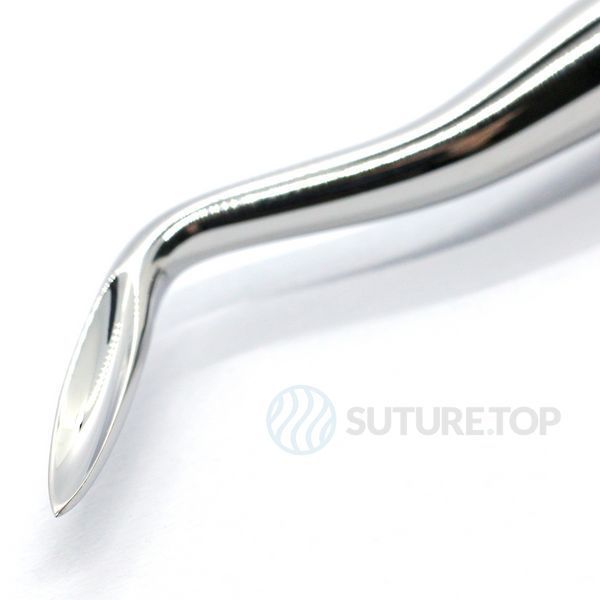 Элеватор Schmeckebier Root Elevator Right правый 3мм UNICORN Medical Instruments № EL5 Gold фото EL5