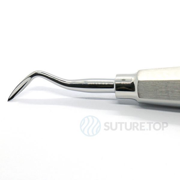 Элеватор Schmeckebier Root Elevator Right правый 3мм UNICORN Medical Instruments № EL5 Gold фото EL5