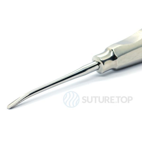 Элеватор Root Elevator 4мм curved Long изогнутый удлиненный 165мм UNICORN Medical Instruments № 219В фото 219B