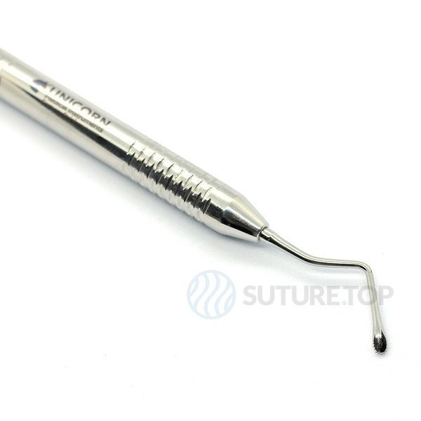 Кюрета Лукас з зубчиками Lucas Bone Curette Serrated 3.0мм UNICORN Medical Instruments № 0660 фото 0660