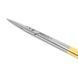 Ножиці хірургічні прямі Iris Surgical Scissors Straight 115мм UNICORN Medical Instruments № 3511/TC Gold (Tungsten Carbide Inserts) фото 2 3511/TC