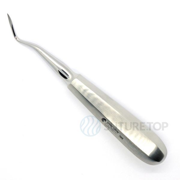 Элеватор Heidbrink elevator 2.5мм left для удаления фрагментов корней зуба левый UNICORN Medical Instruments № 700/9 фото 700/9
