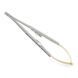 Иглодержатель Castroviejo Needle Holder straight прямой 180мм UNICORN Medical Instruments № 1923A/TC 180mm Gold (Tungsten Carbide Inserts) фото 1 1923A/TC 180mm