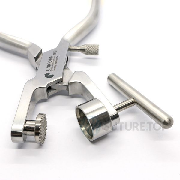 Щипці для подрібнення кістки, кістковий млин Bone Crusher plier, Bone Mill UNICORN Medical Instruments № 4892 фото 4892