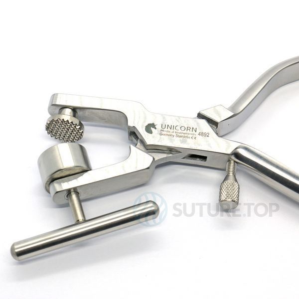 Щипці для подрібнення кістки, кістковий млин Bone Crusher plier, Bone Mill UNICORN Medical Instruments № 4892 фото 4892