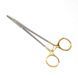 Иглодержатель Crile-Wood Needle Holder 150мм UNICORN Medical Instruments № 1743 TC Gold (Tungsten Carbide Inserts) фото 1 1743 TC