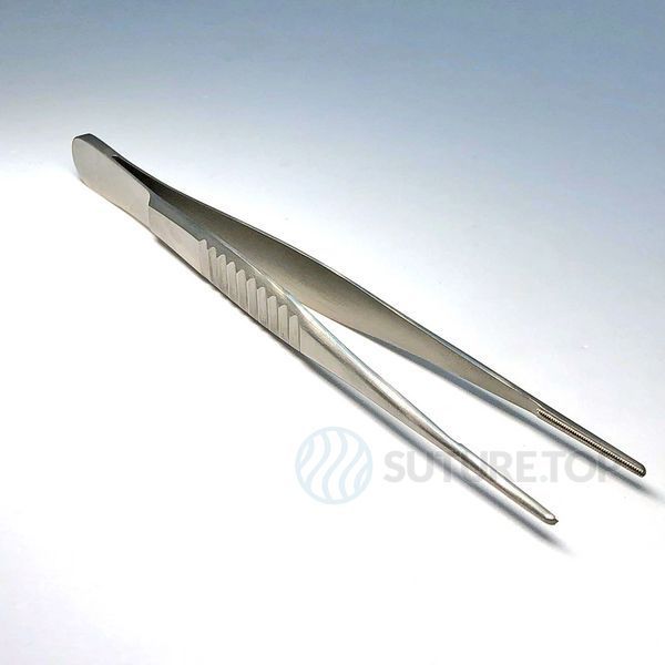 Щипцы тканевые прямые Tweezer DeBakey Atraumatic Tissue Forceps 1.5мм UNICORN Medical Instruments № 1007/A фото 1007/A