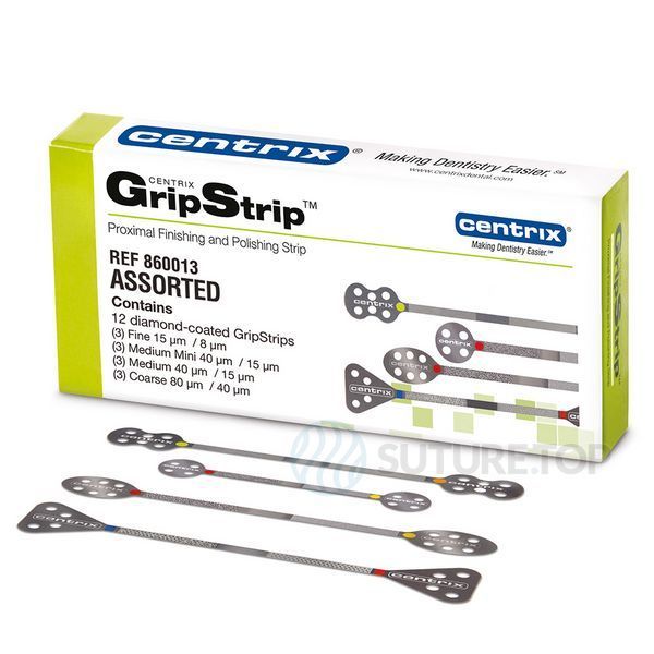 GripStrip Centrix алмазні штрипси для проксимальної обробки та полірування, шт - Medium фото 860010-1