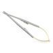 Голкотримач Castroviejo Needle Holder curved вигнутий 180мм UNICORN Medical Instruments № 1922B/TC 180mm Gold (Tungsten Carbide Inserts) фото 1 1922B/TC 180mm