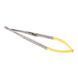 Голкотримач Castroviejo Needle Holder curved вигнутий 180мм UNICORN Medical Instruments № 1922B/TC 180mm Gold (Tungsten Carbide Inserts) фото 2 1922B/TC 180mm