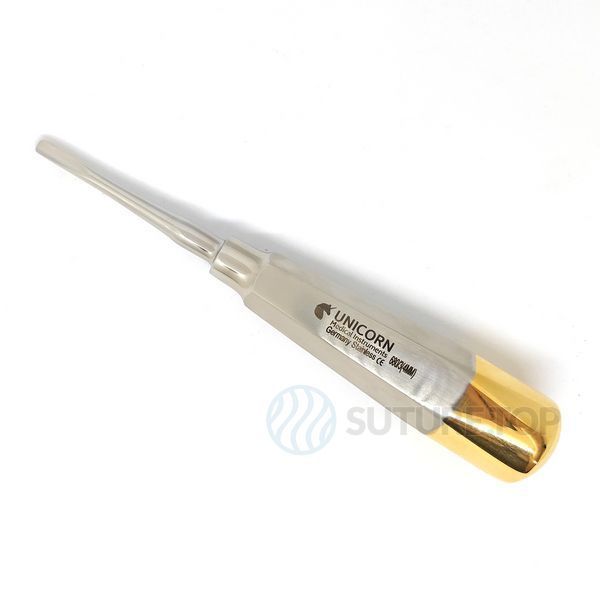 Элеватор Root Elevator 4мм UNICORN Medical Instruments № 680/3 4mm Gold фото 680/3 4mm