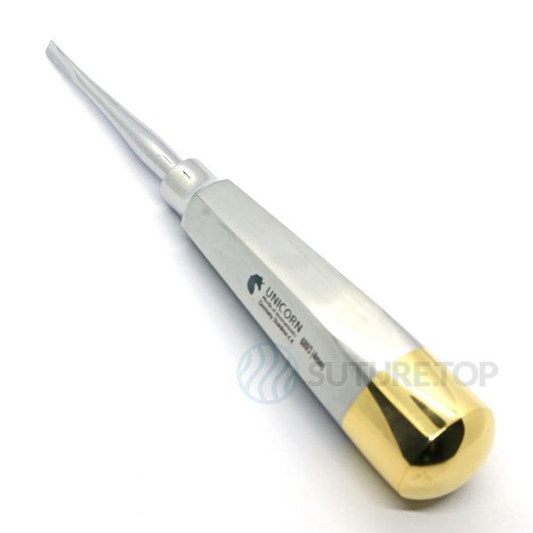 Элеватор Root Elevator 4мм UNICORN Medical Instruments № 680/3 4mm Gold фото 680/3 4mm